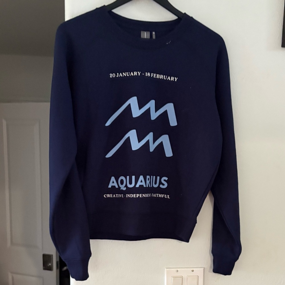 Anthropologie The Zodiac Sweatshirt by Catherine O’Sullivan. XXS New with tags